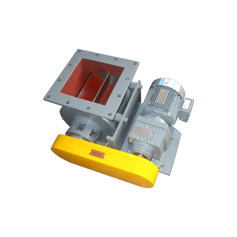 Válvula de descarga rotativa de porta quadrada de aço carbono