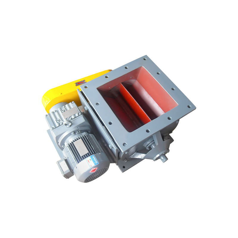 Válvula de descarga rotativa de porta quadrada de aço carbono