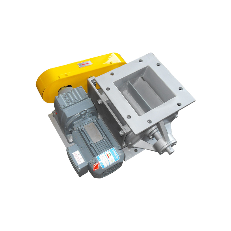 Válvula de descarga rotativa de porta quadrada de aço inoxidável